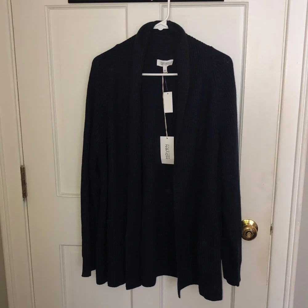 Haven Well Within (Talbots Sister Brand) Cardigan - Navy Blue - Picture 1 of 6